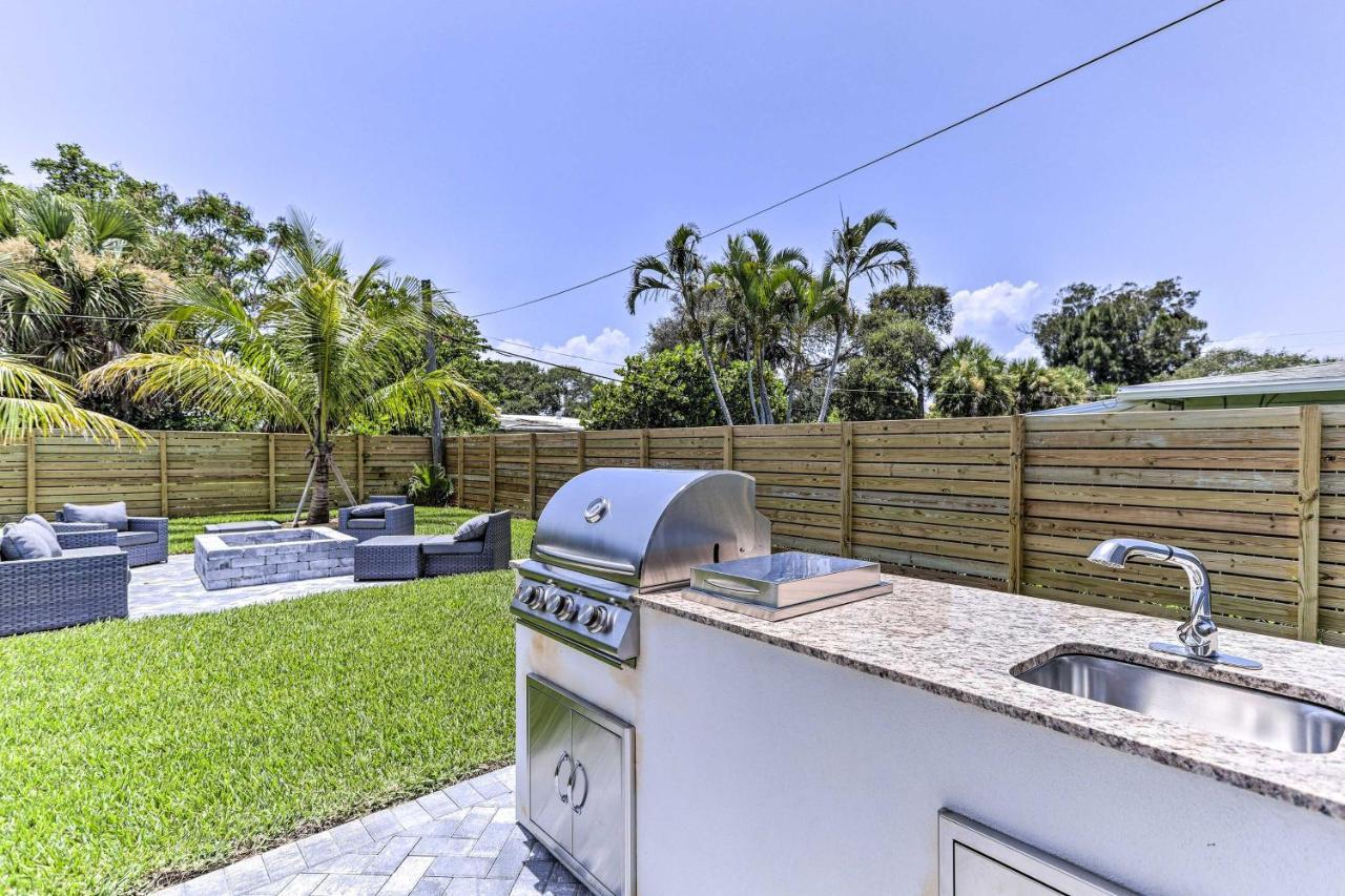 Beach House With Outdoor Kitchen, Walk To Coast Cocoa Beach Exterior photo