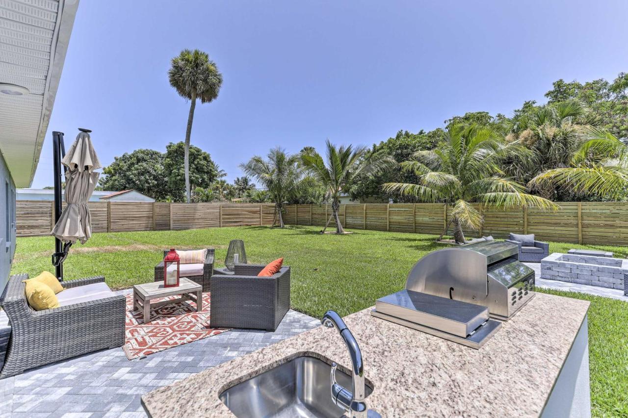 Beach House With Outdoor Kitchen, Walk To Coast Cocoa Beach Exterior photo